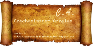 Czechmeiszter Anzelma névjegykártya